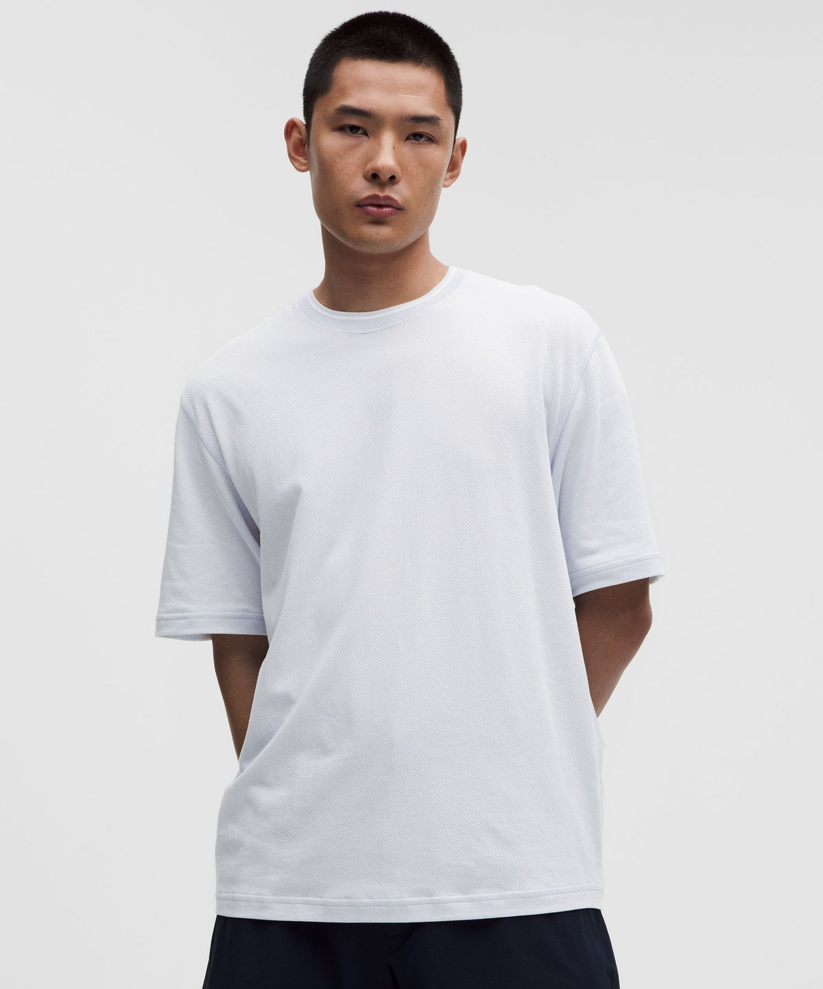 Mesh-Knit Jersey Short-Sleeve Shirt