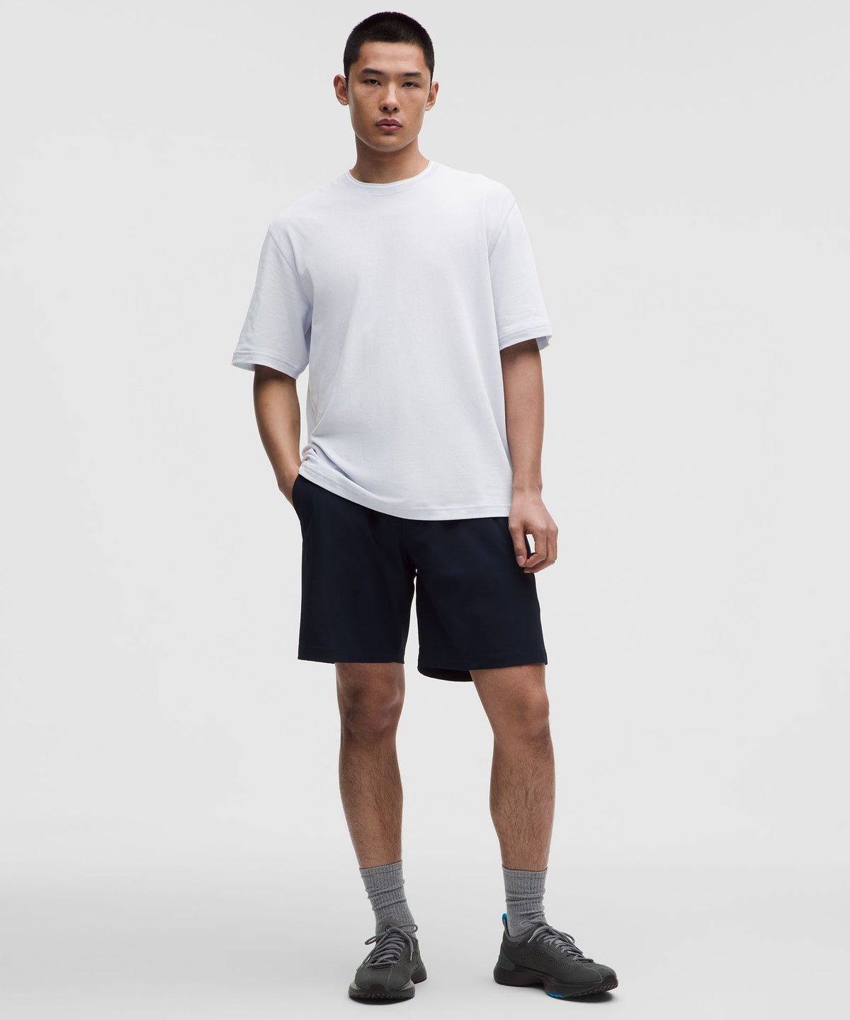 Mesh-Knit Jersey Short-Sleeve Shirt