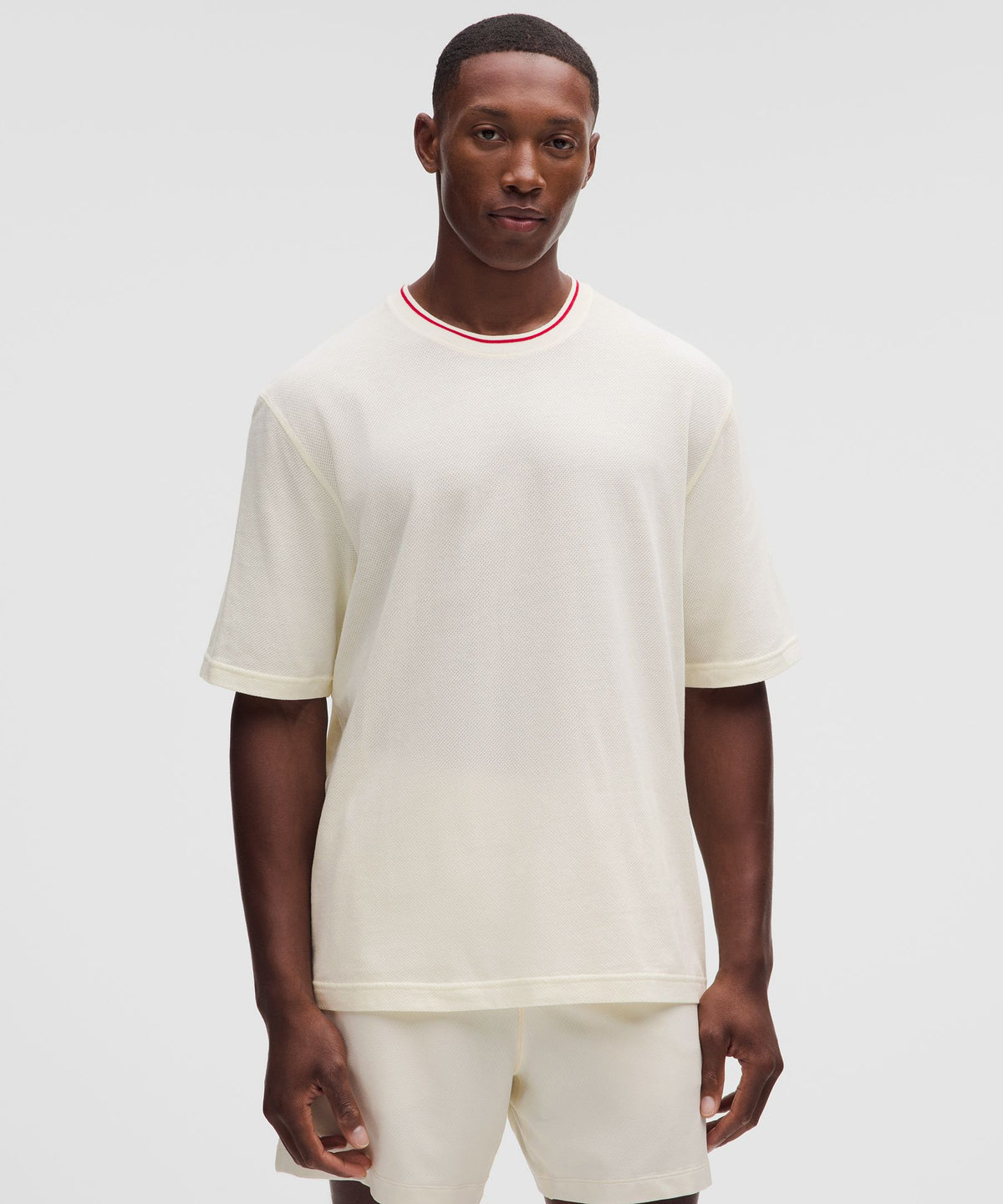 Mesh-Knit Jersey Short-Sleeve Shirt