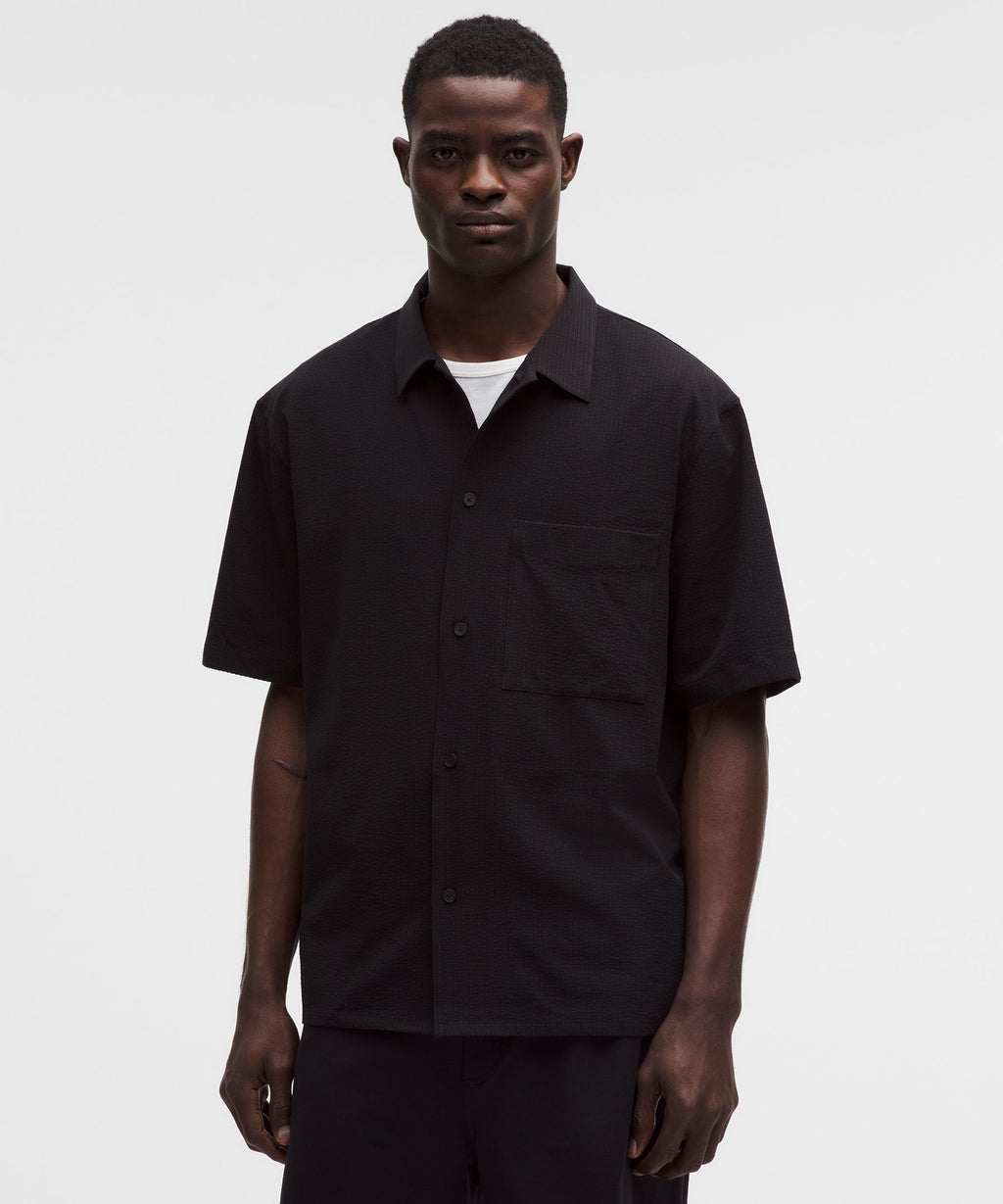 Airing Easy Camp-Collar ShirtTextured