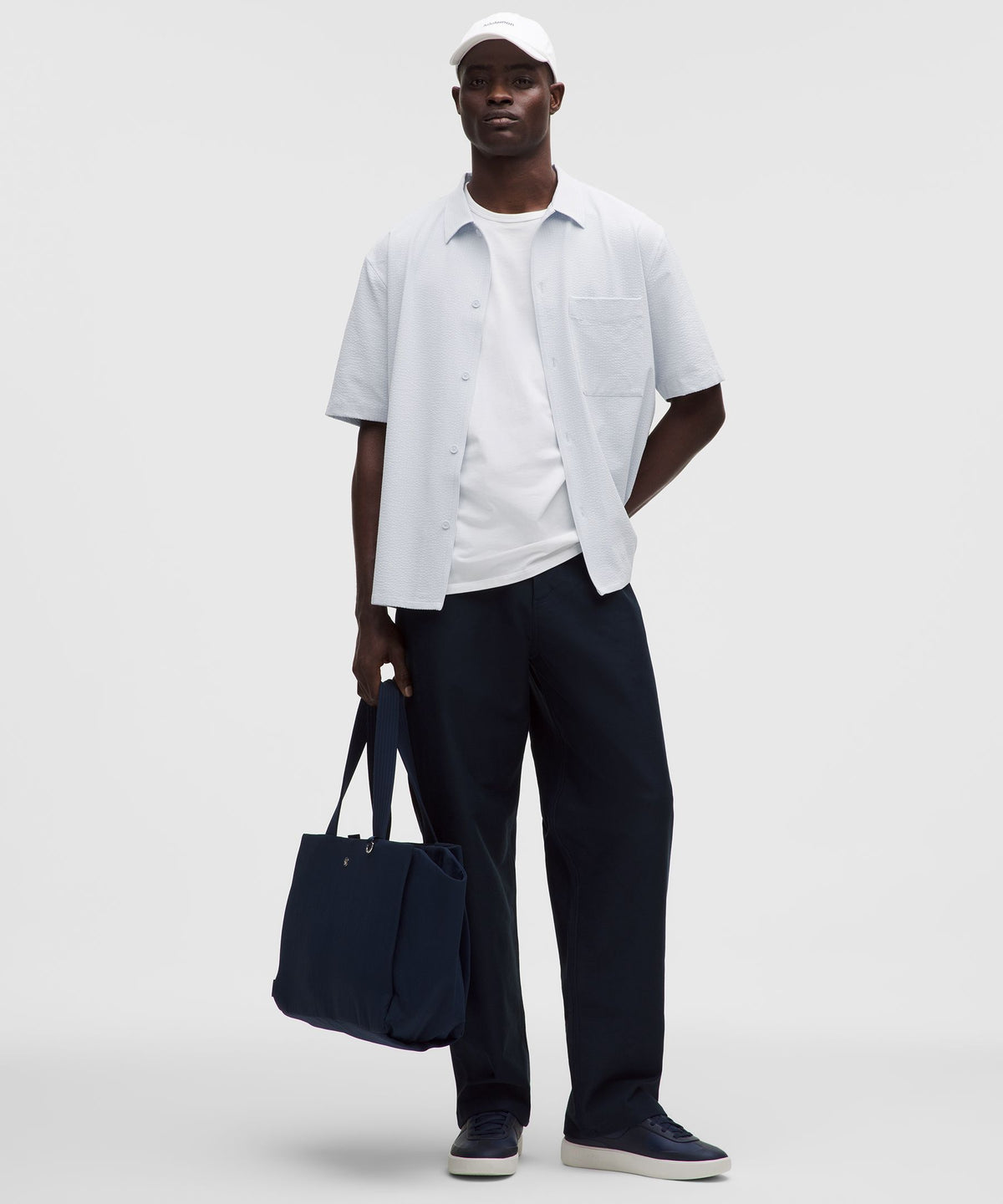 Airing Easy Camp-Collar ShirtTextured