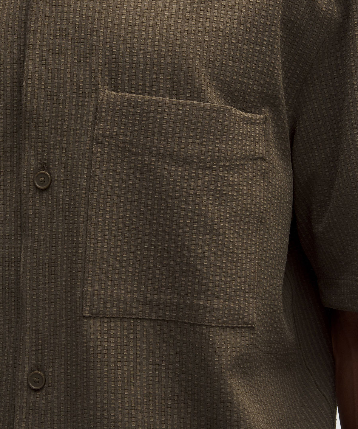 Airing Easy Camp-Collar ShirtTextured