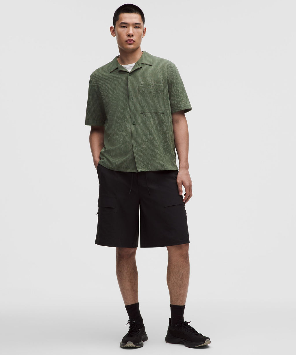 Airing Easy Camp-Collar ShirtTextured