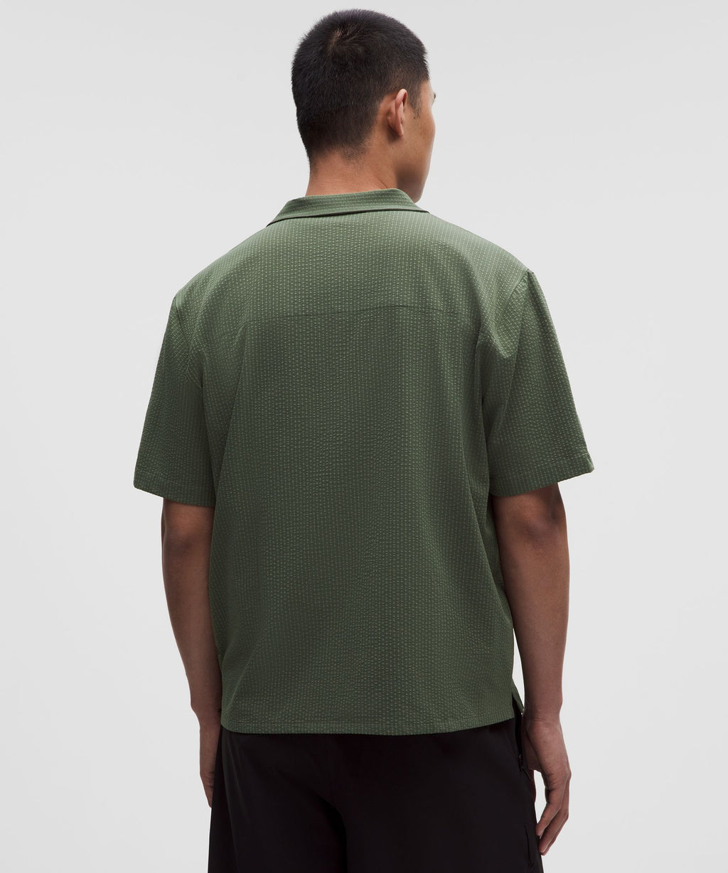 Airing Easy Camp-Collar ShirtTextured