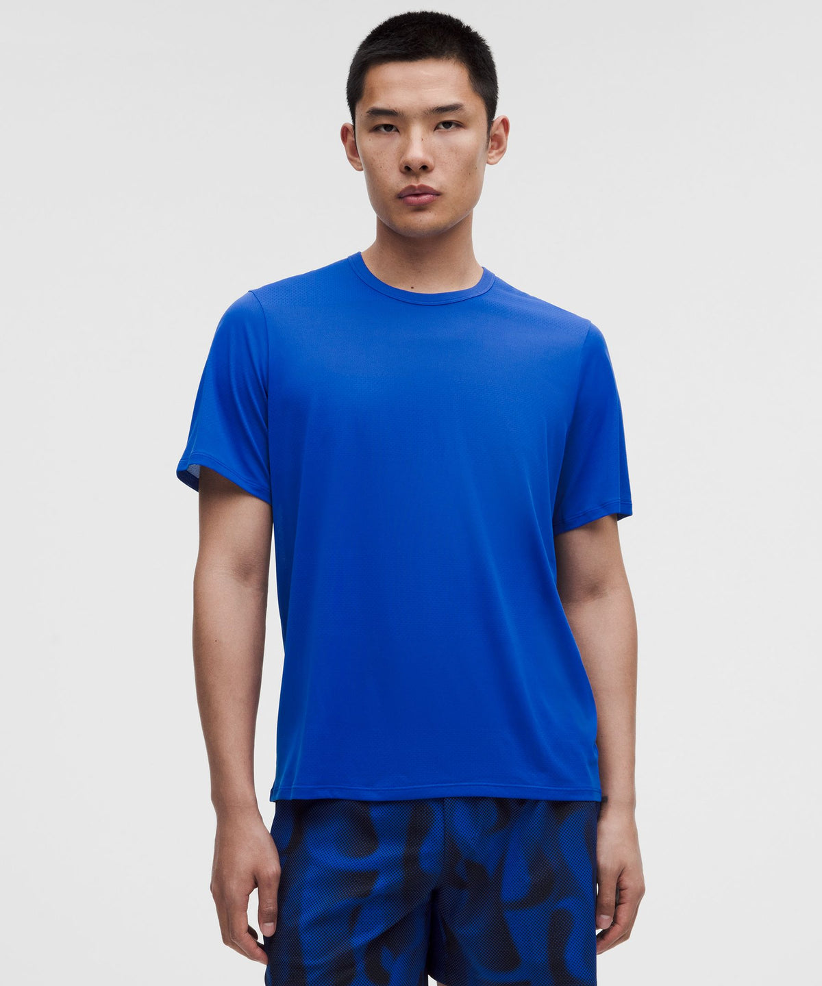 Men's Fast and Free Short-Sleeve ShirtPerforated Stripe