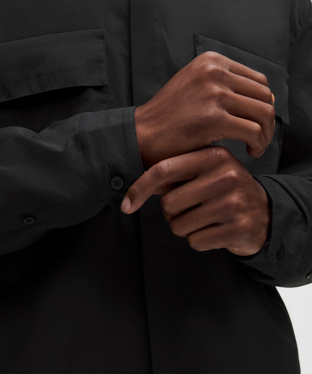 Unshaken Long-Sleeve Collared Shirt