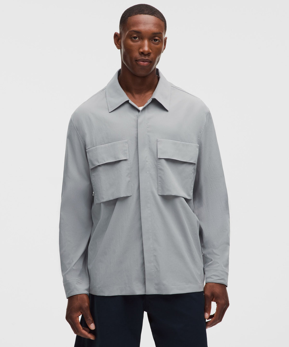 Unshaken Long-Sleeve Collared Shirt