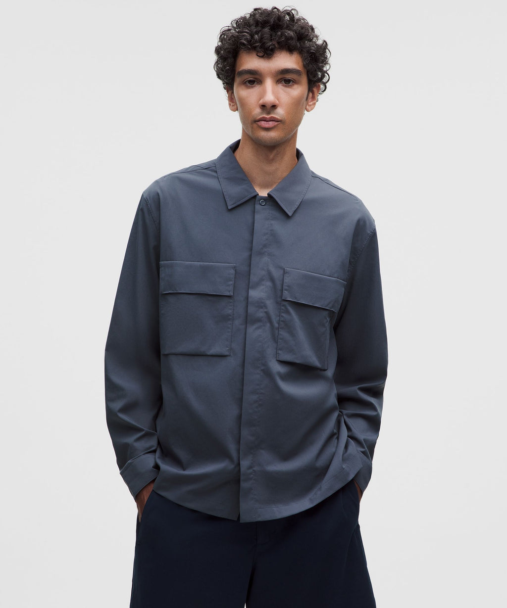 Unshaken Long-Sleeve Collared Shirt