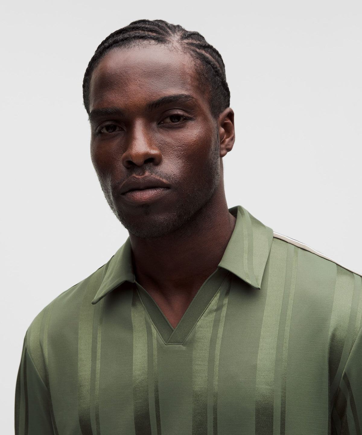 Knit Stripe Rugby Shirt