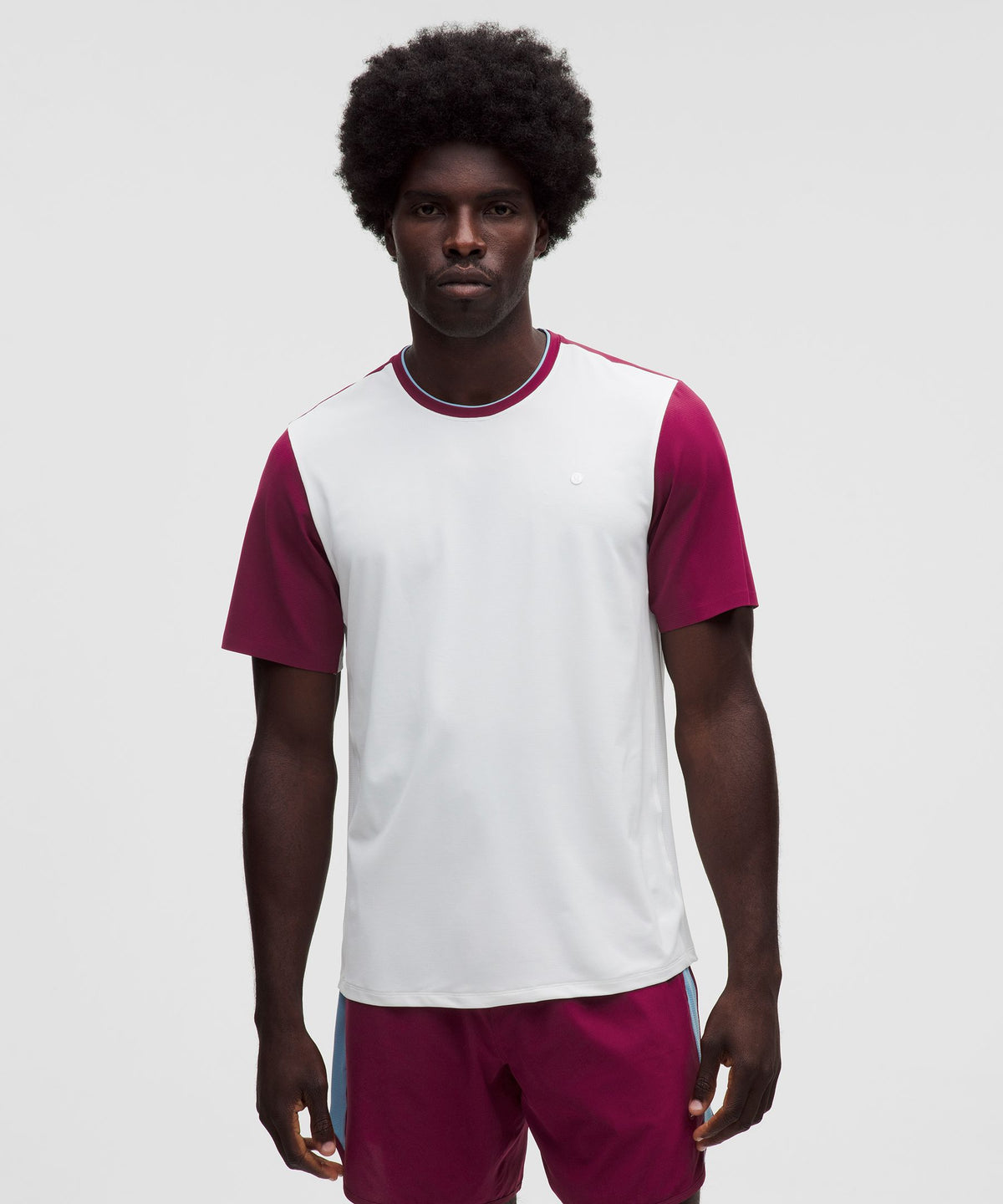 Mesh Pique Tennis Short-Sleeve Shirt