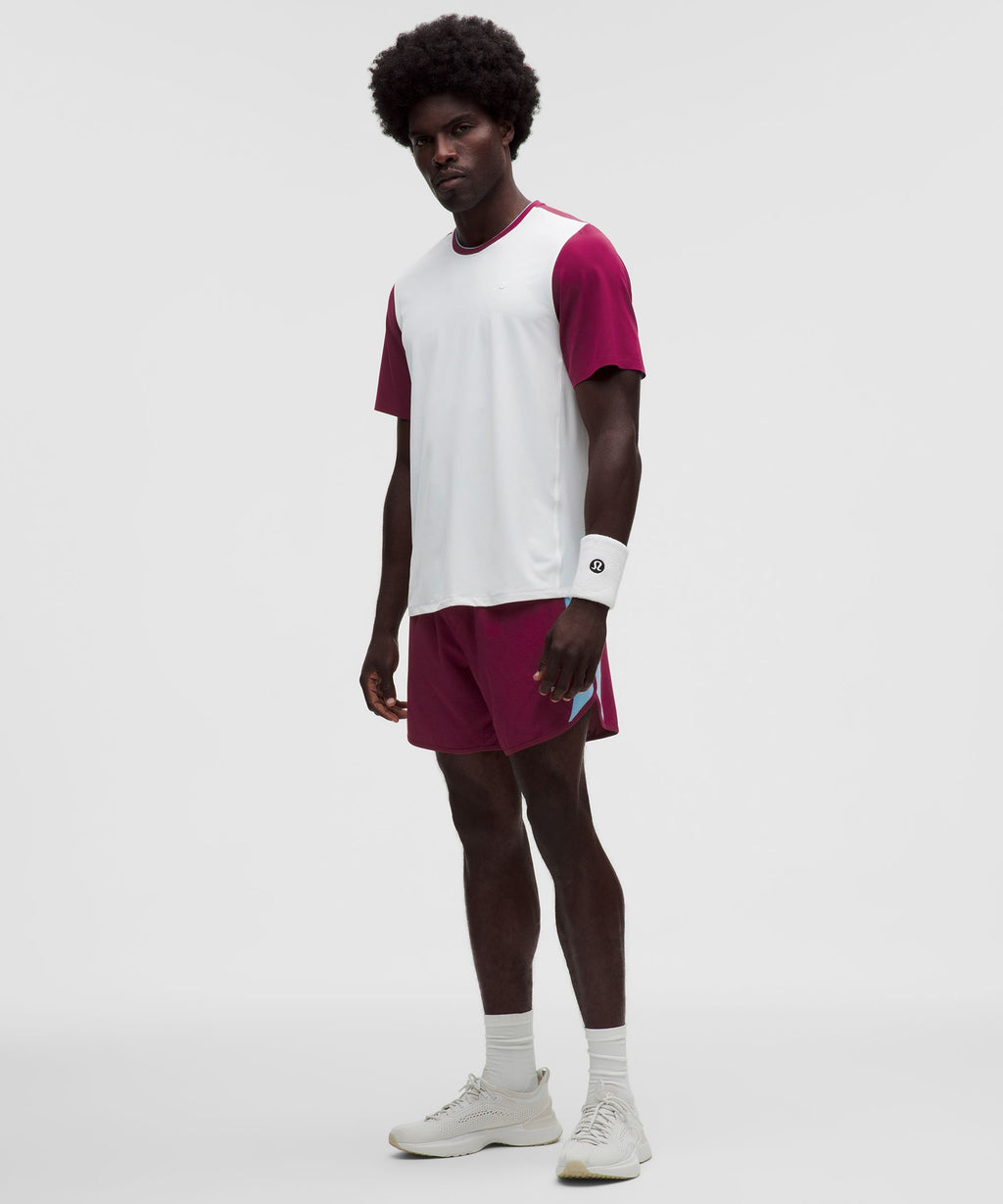 Mesh Pique Tennis Short-Sleeve Shirt