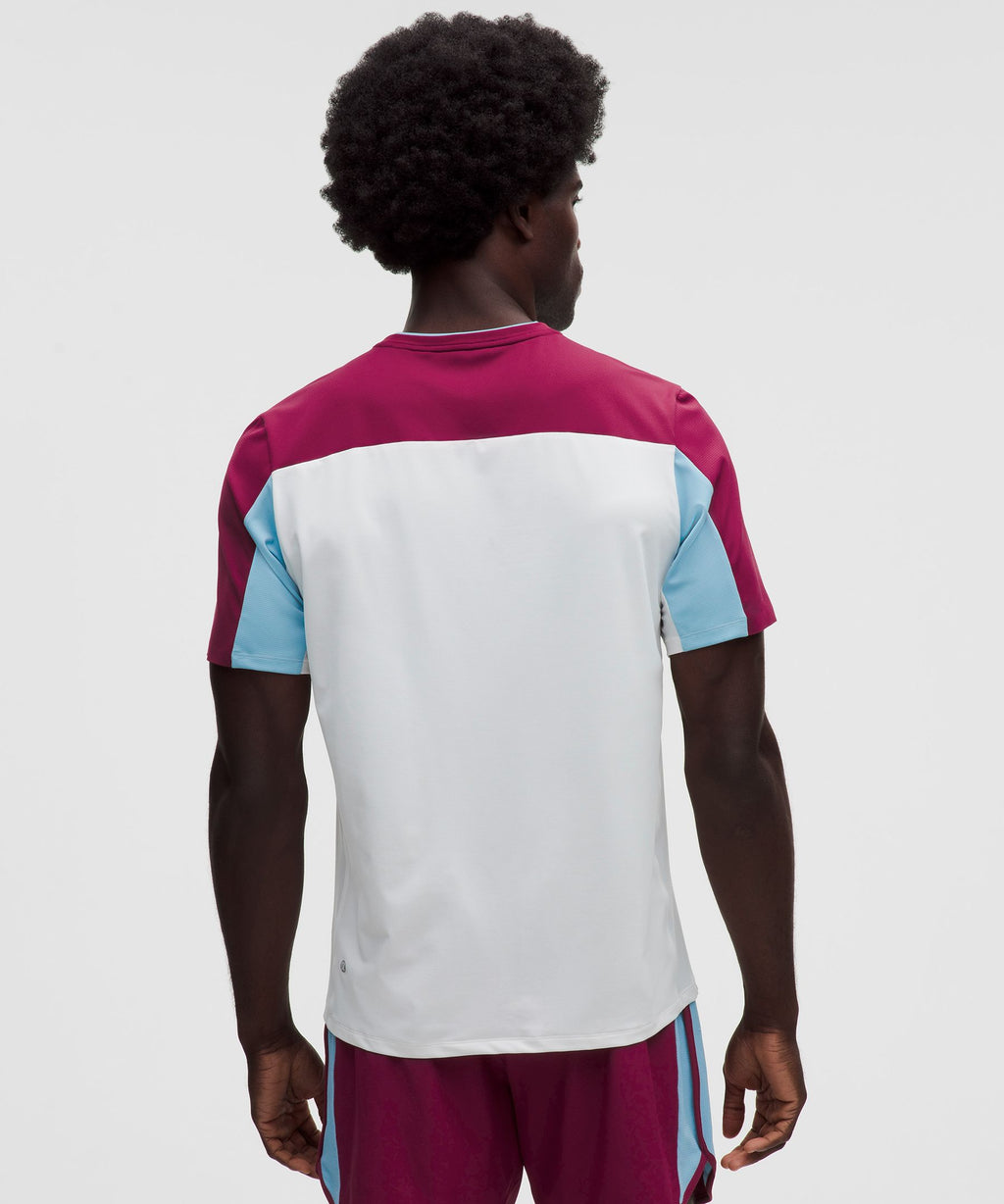 Mesh Pique Tennis Short-Sleeve Shirt