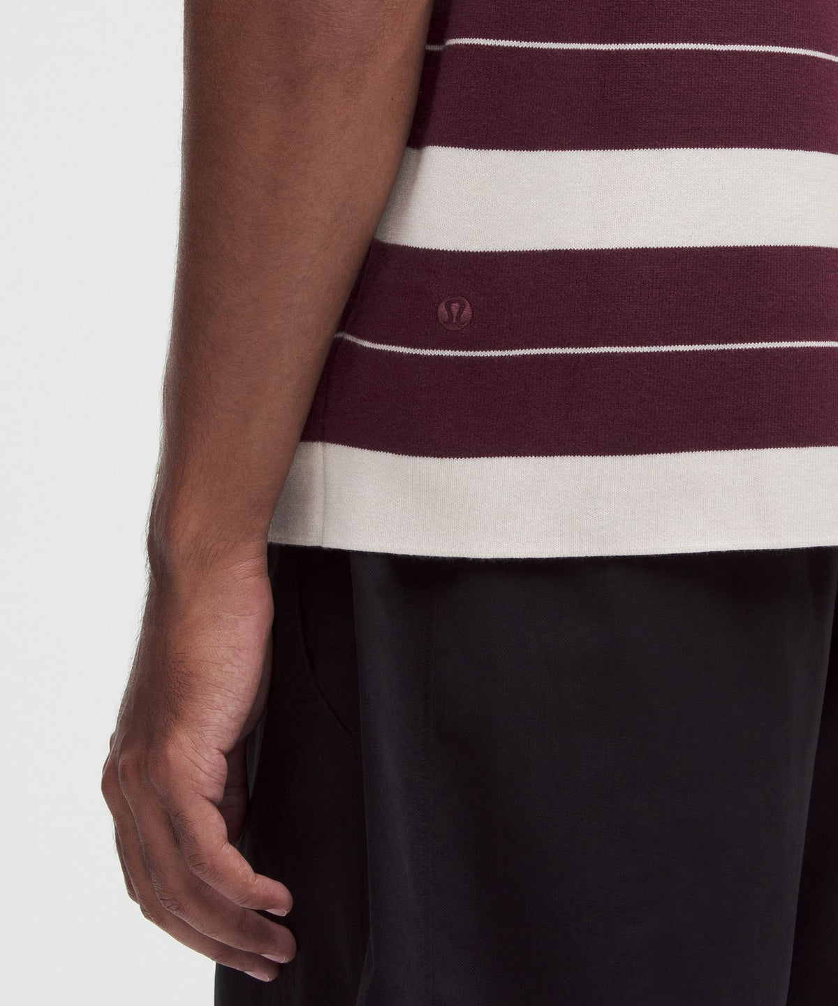 Cotton-Blend Knit Short-Sleeve Polo Shirt