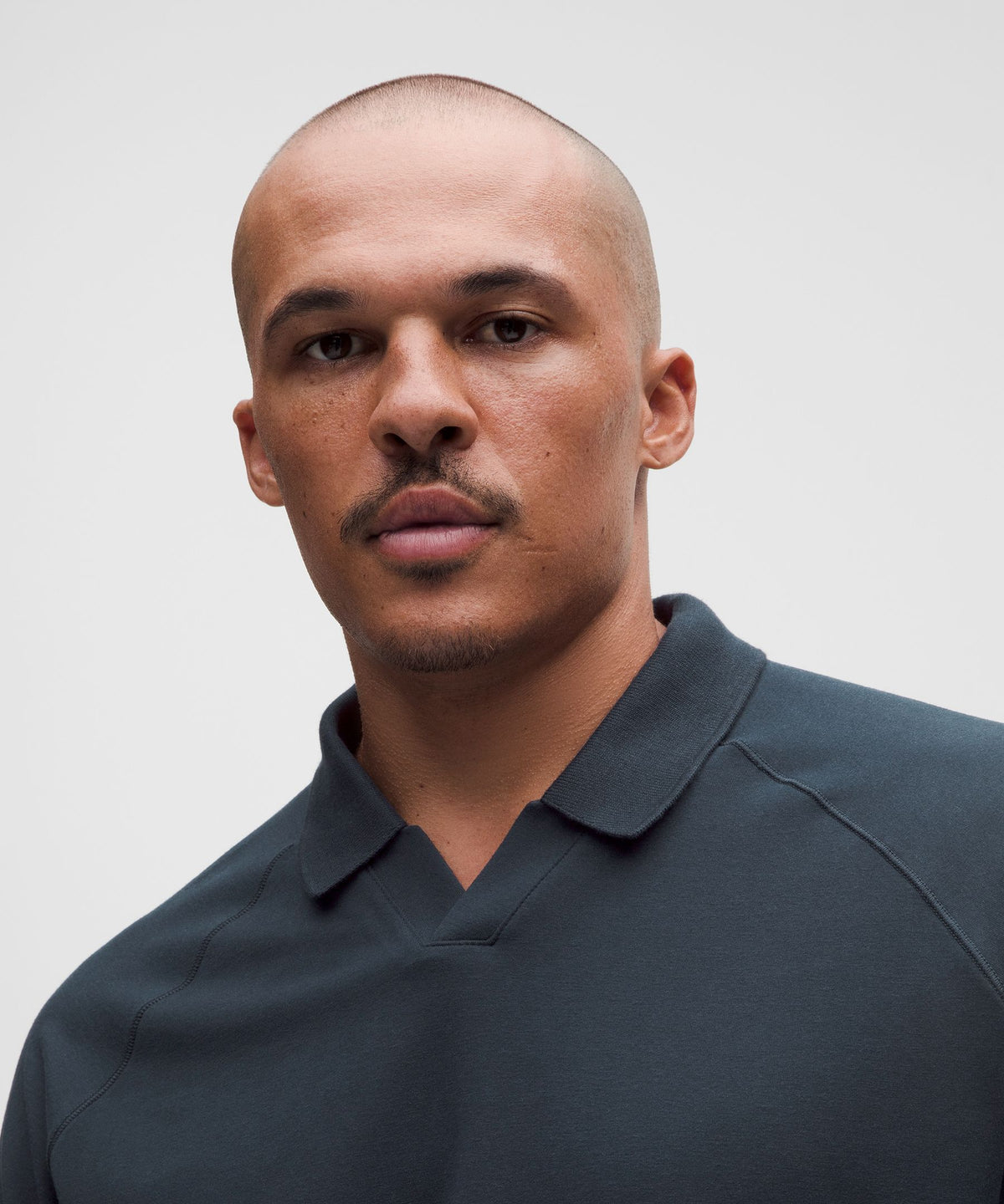 Buttery Loopback Collared Long-Sleeve Shirt