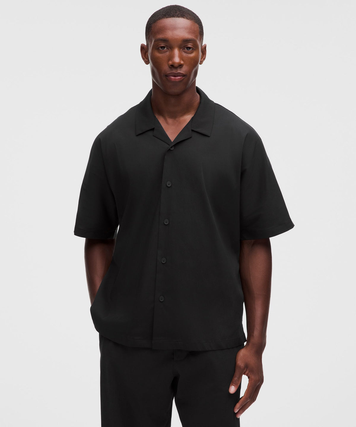Lightweight Camp-Collar Shirt