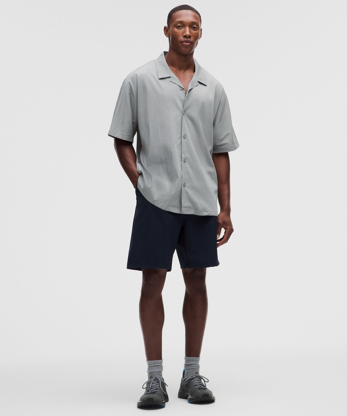 Lightweight Camp-Collar Shirt