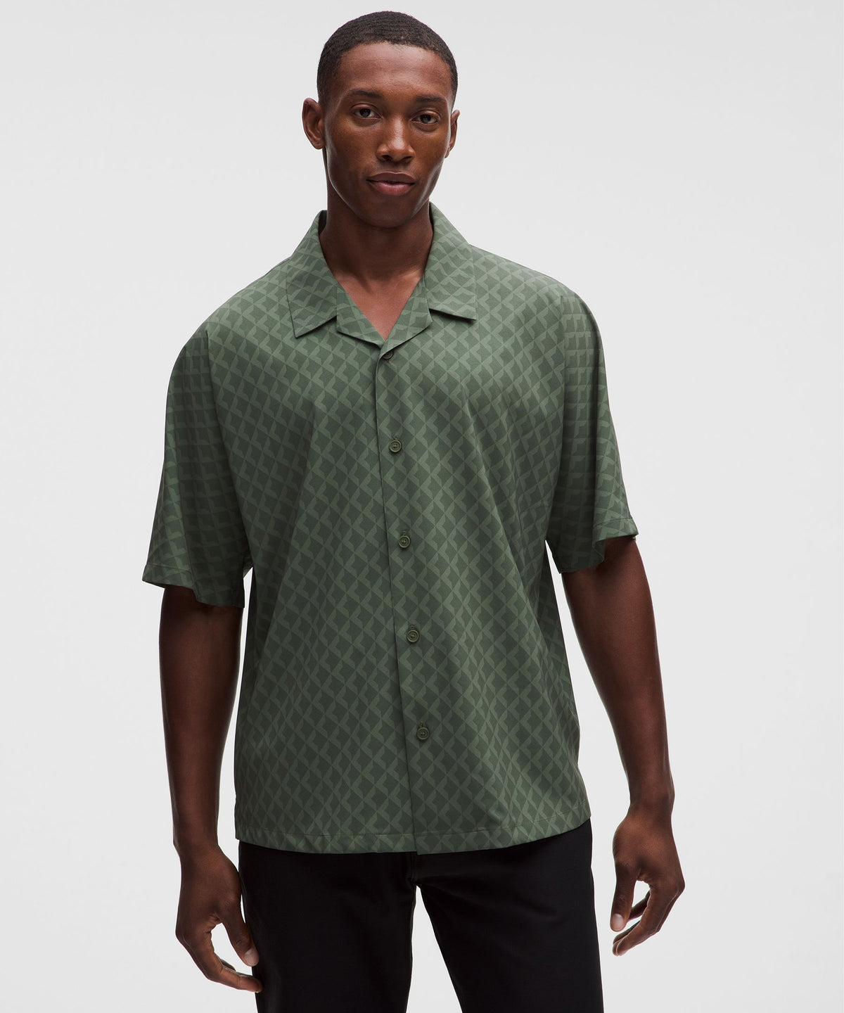Lightweight Camp-Collar Shirt