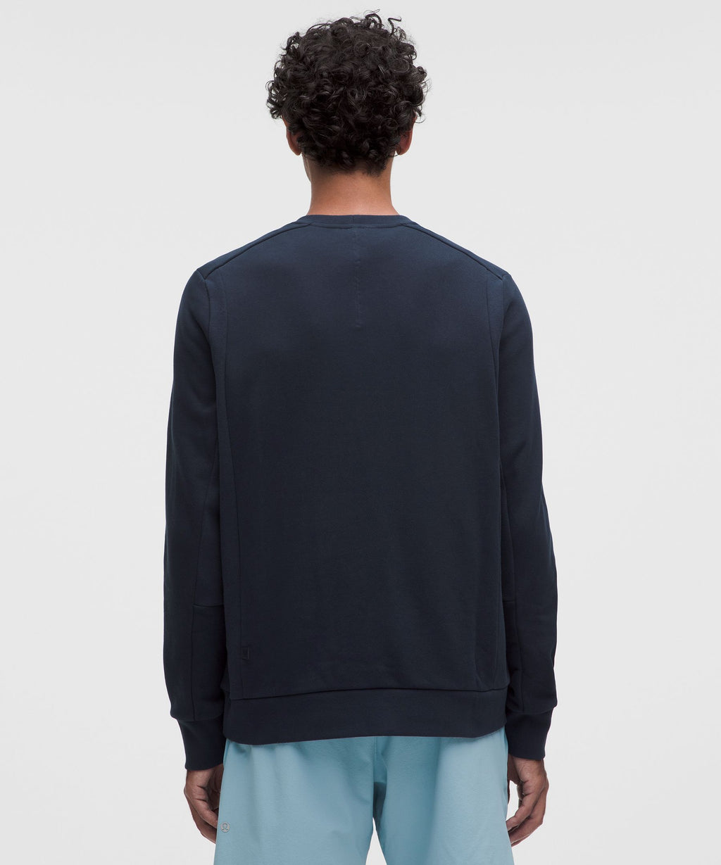 French Terry Classic-Fit CrewneckTennis Graphic