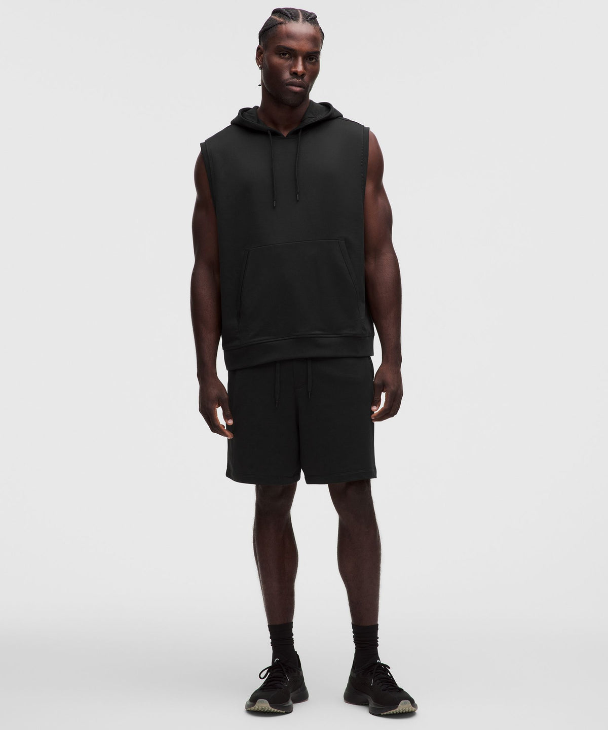 Warm-Up Sleeveless Gym Hoodie