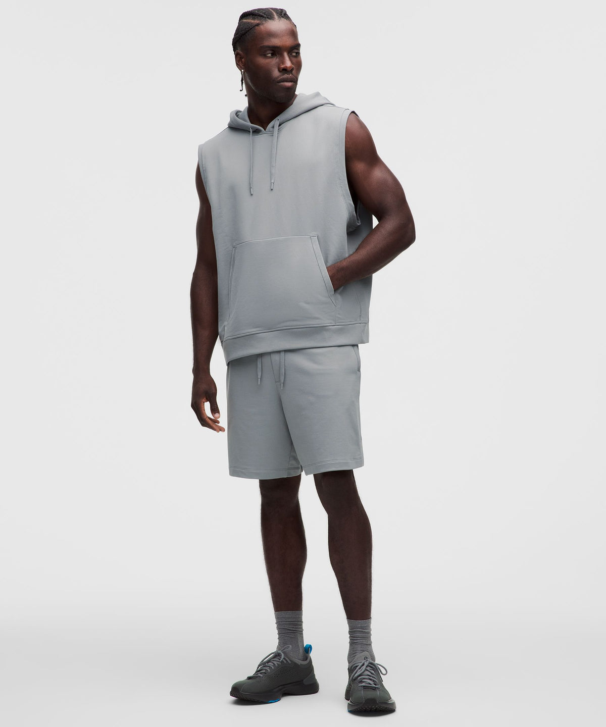 Warm-Up Sleeveless Gym Hoodie