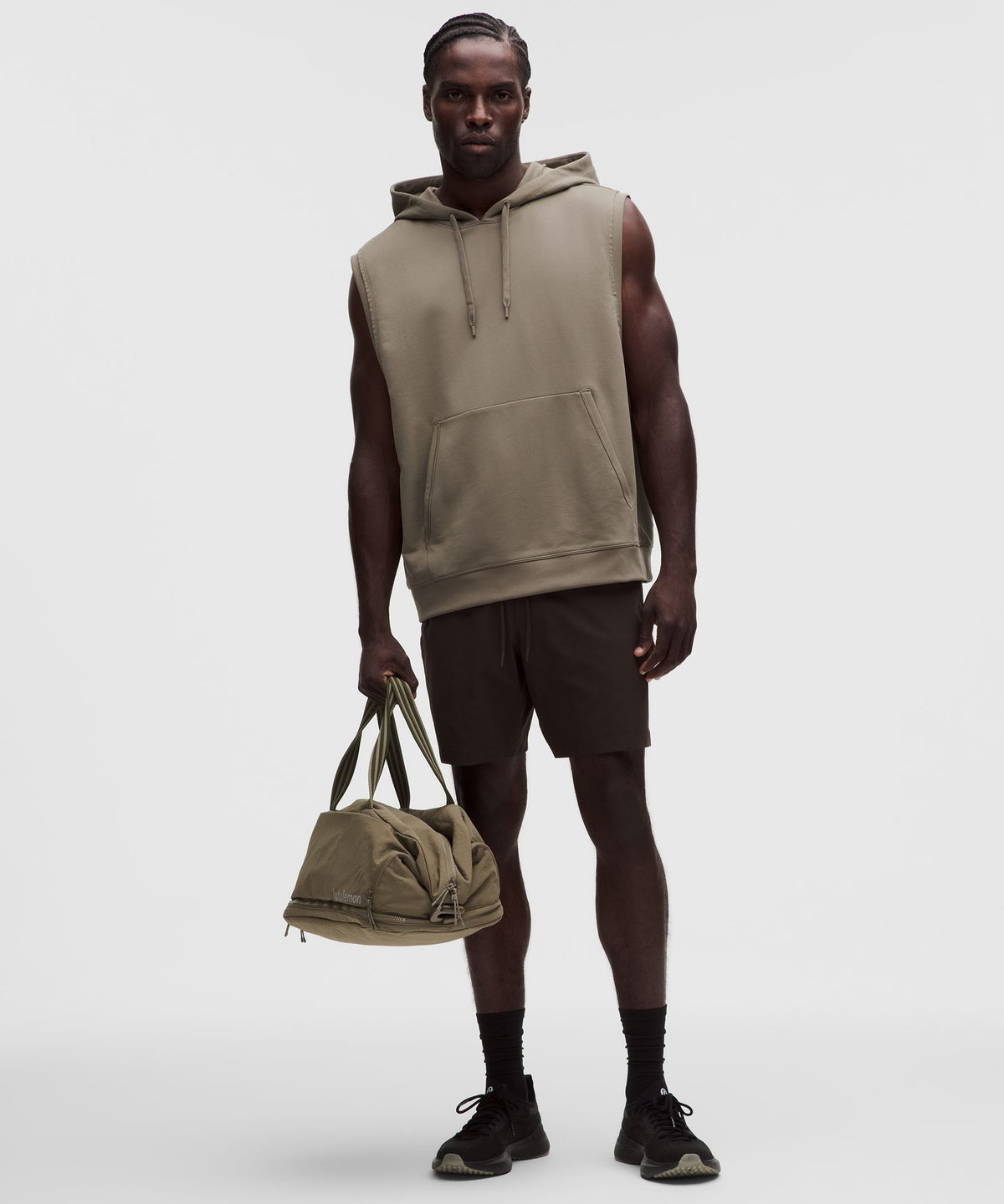 Warm-Up Sleeveless Gym Hoodie