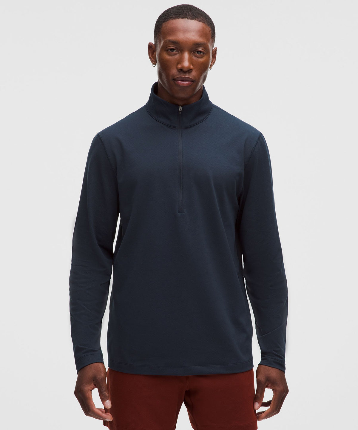 Mesh Soft Jersey Half Zip