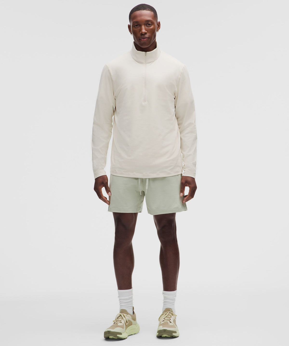 Mesh Soft Jersey Half Zip