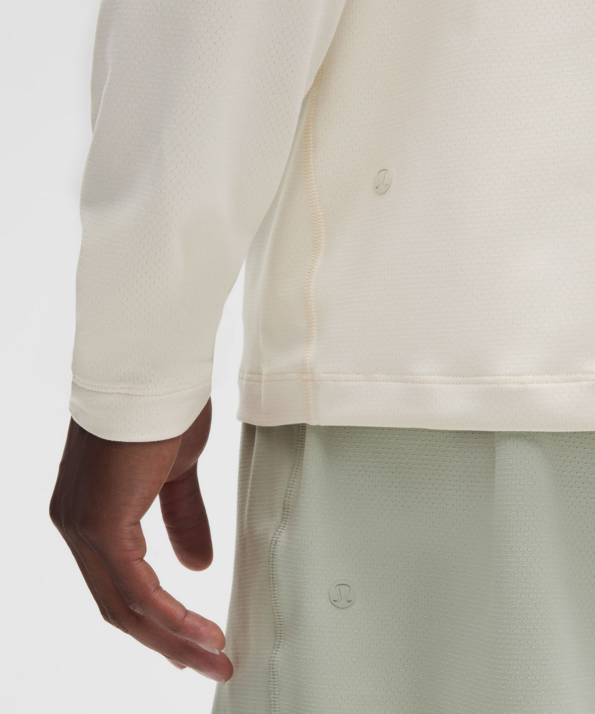 Mesh Soft Jersey Half Zip