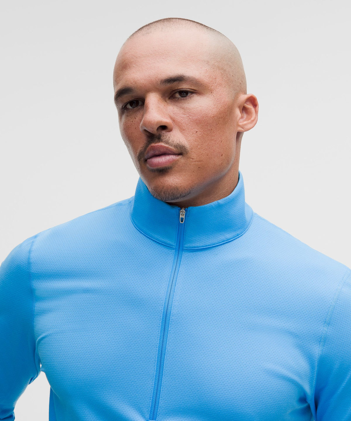 Mesh Soft Jersey Half Zip