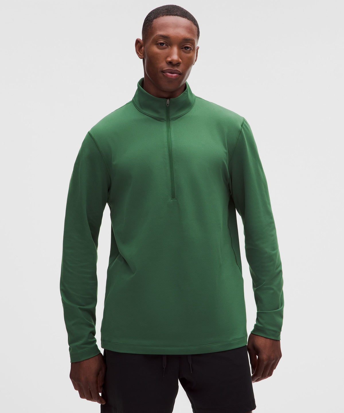 Mesh Soft Jersey Half Zip