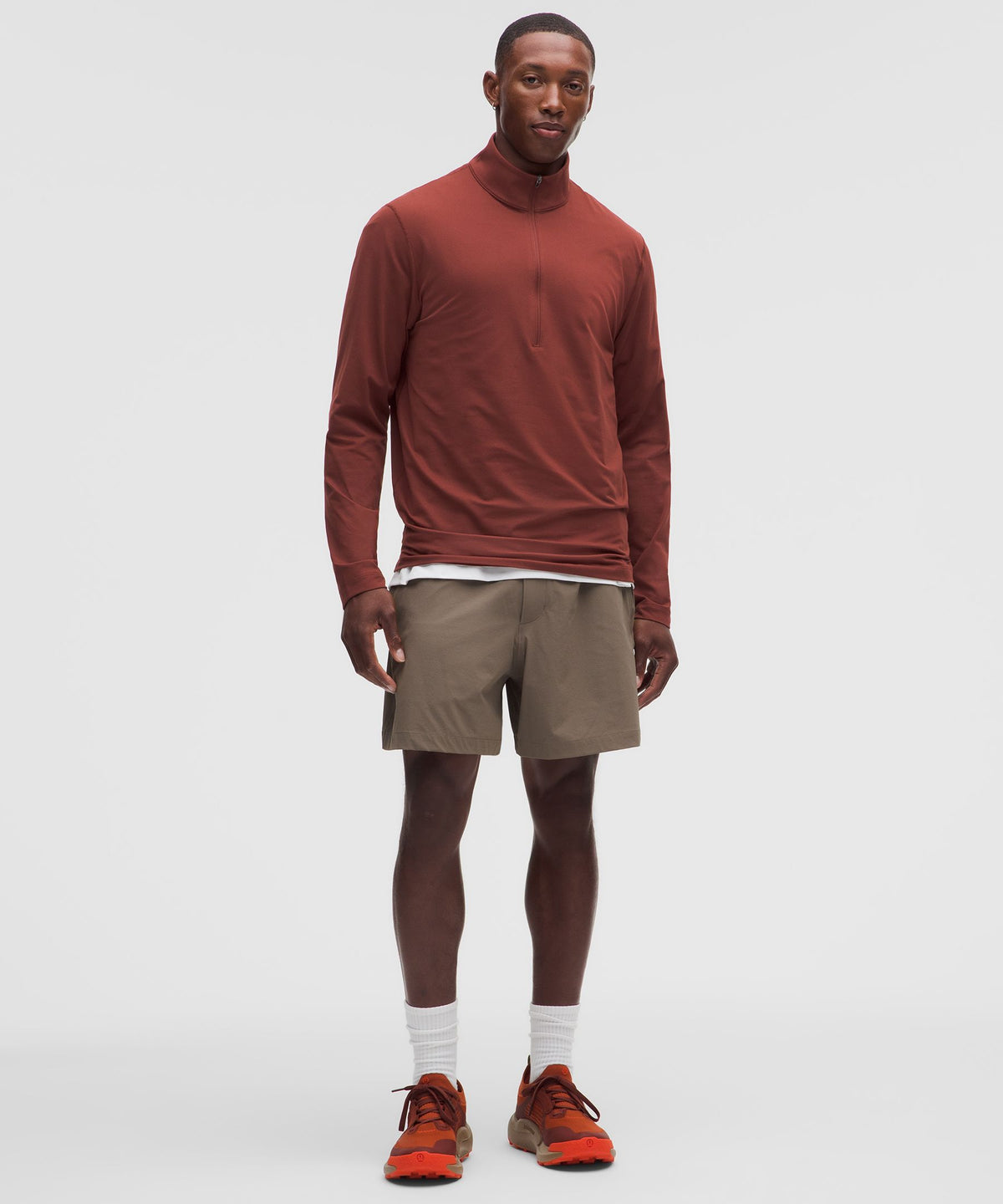 Mesh Soft Jersey Half Zip
