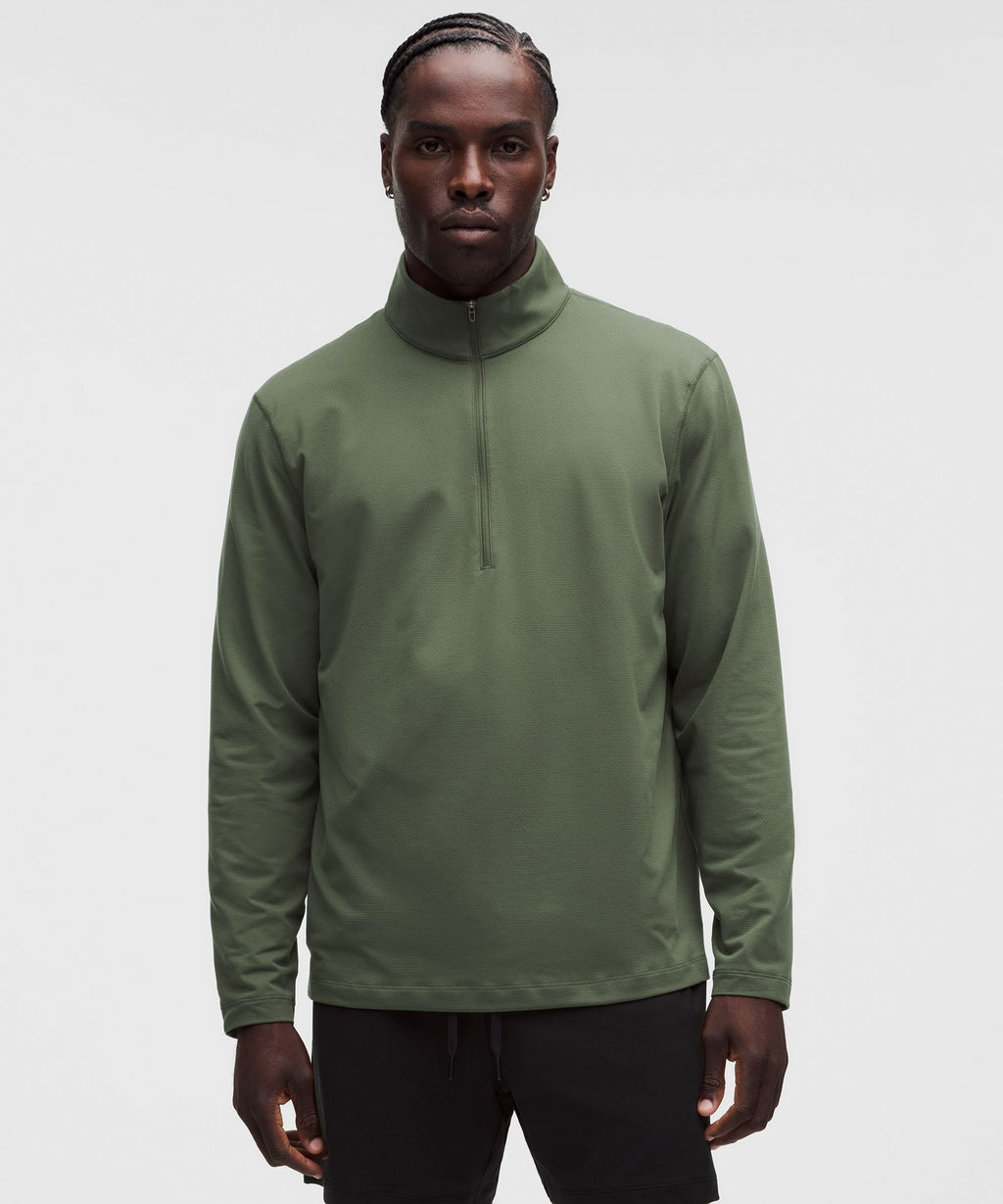 Mesh Soft Jersey Half Zip