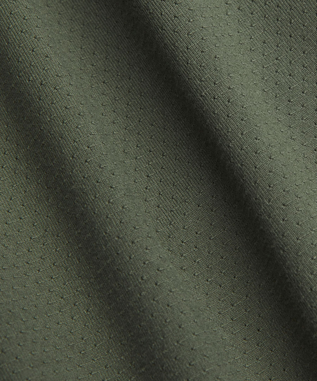 Mesh Soft Jersey Half Zip
