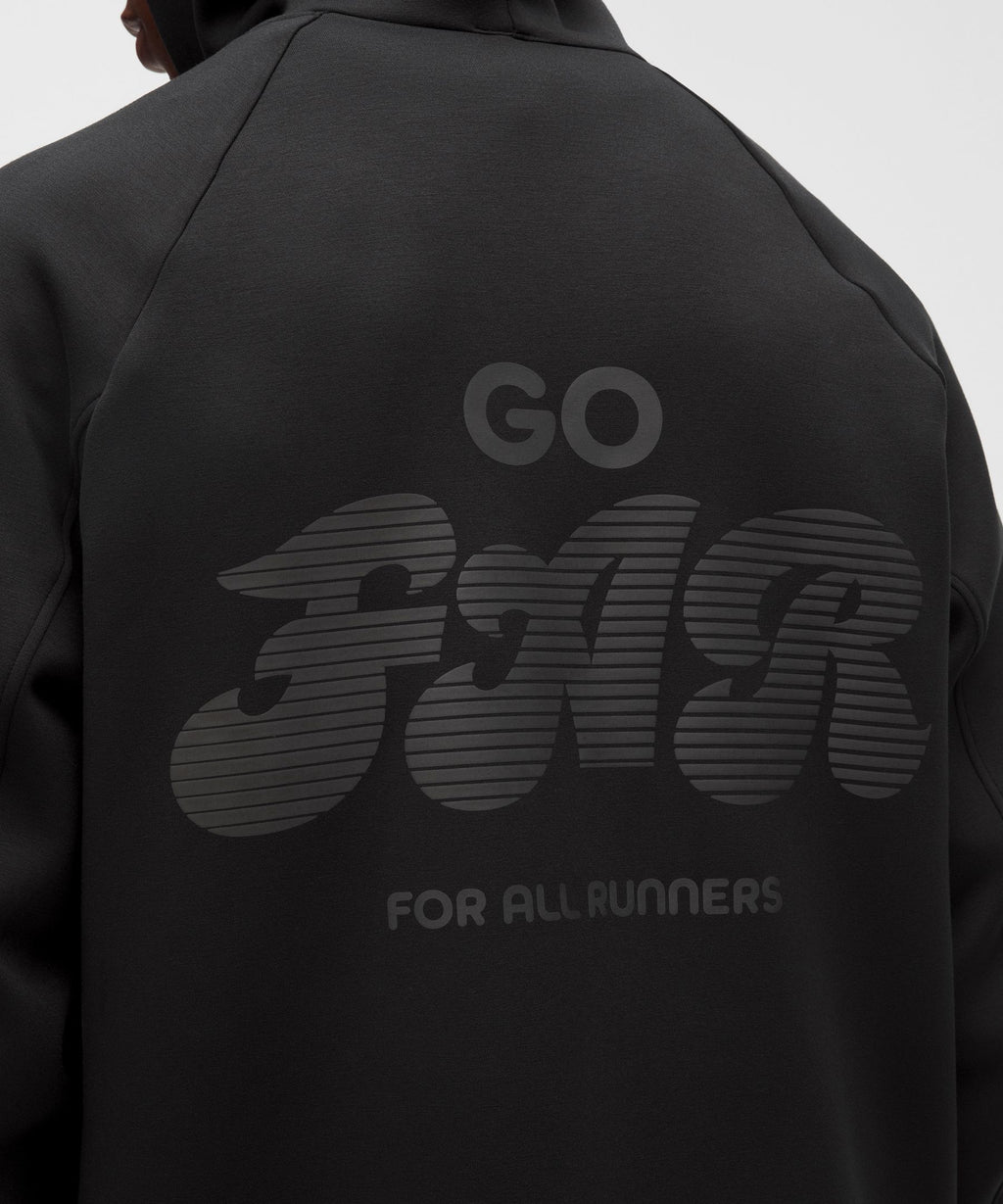 Smooth Spacer Pullover HoodieRun Graphic