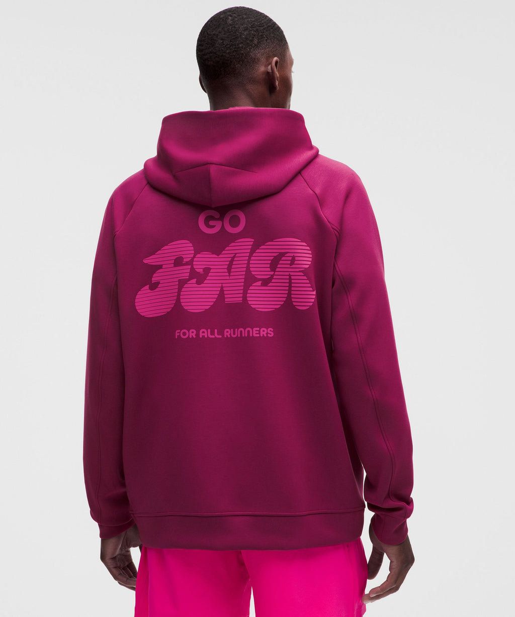 Smooth Spacer Pullover HoodieRun Graphic
