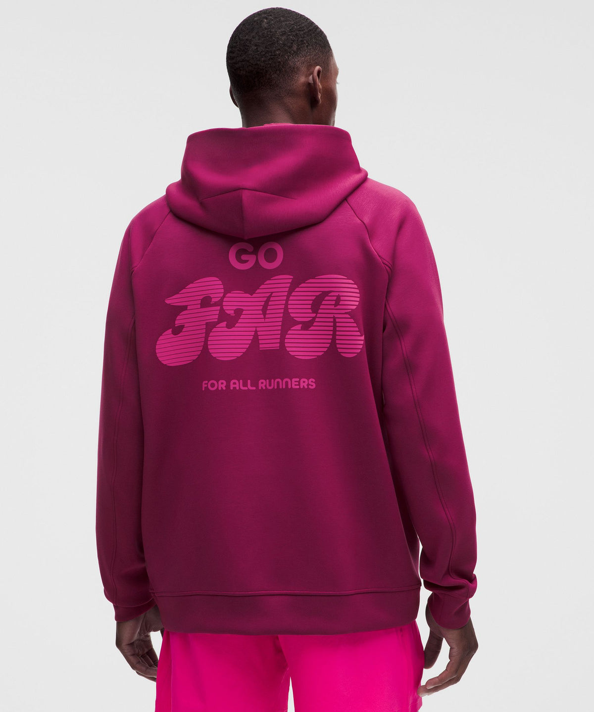 Smooth Spacer Pullover HoodieRun Graphic