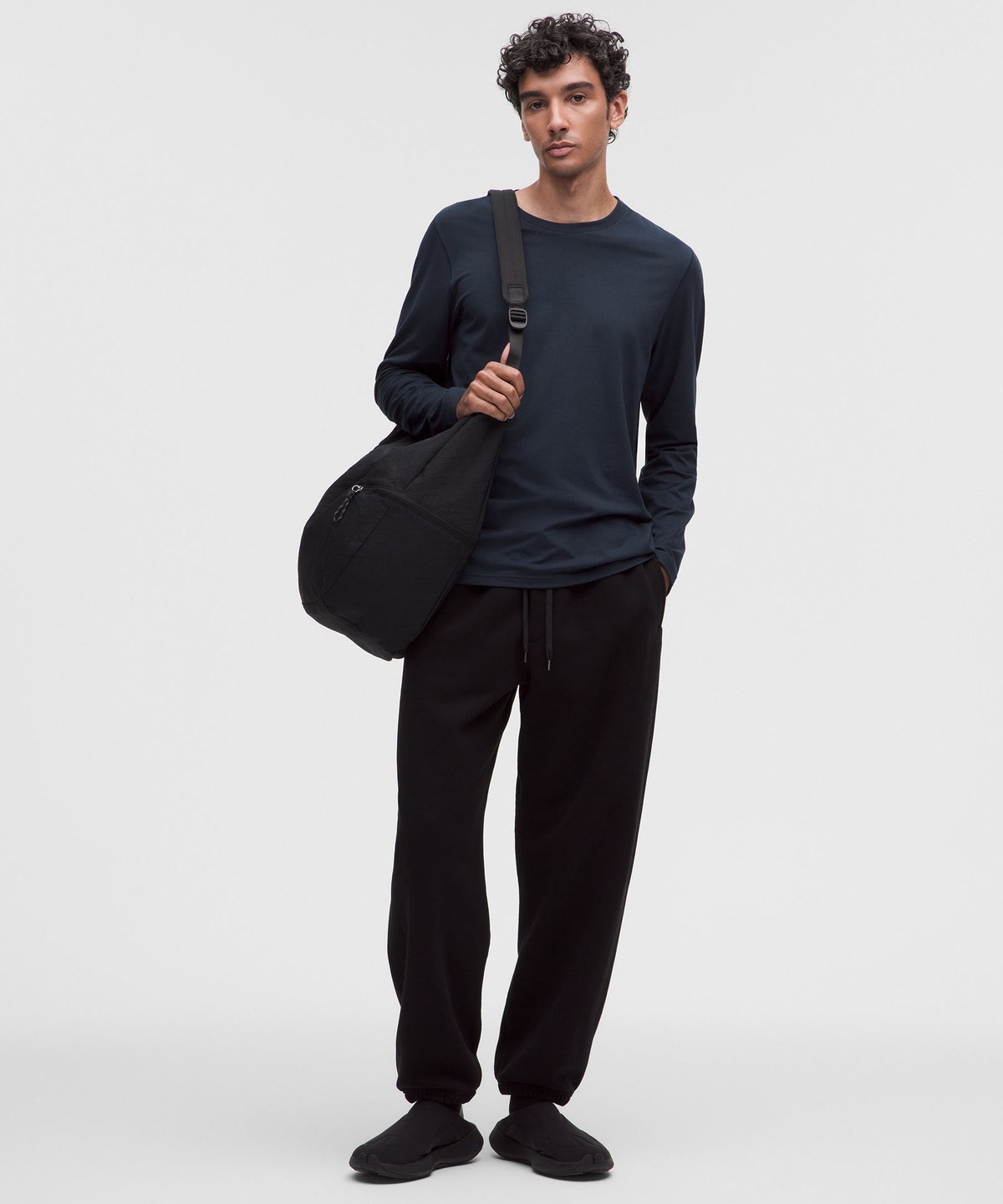 Everyday Cotton-Blend Classic Long-Sleeve T-Shirt