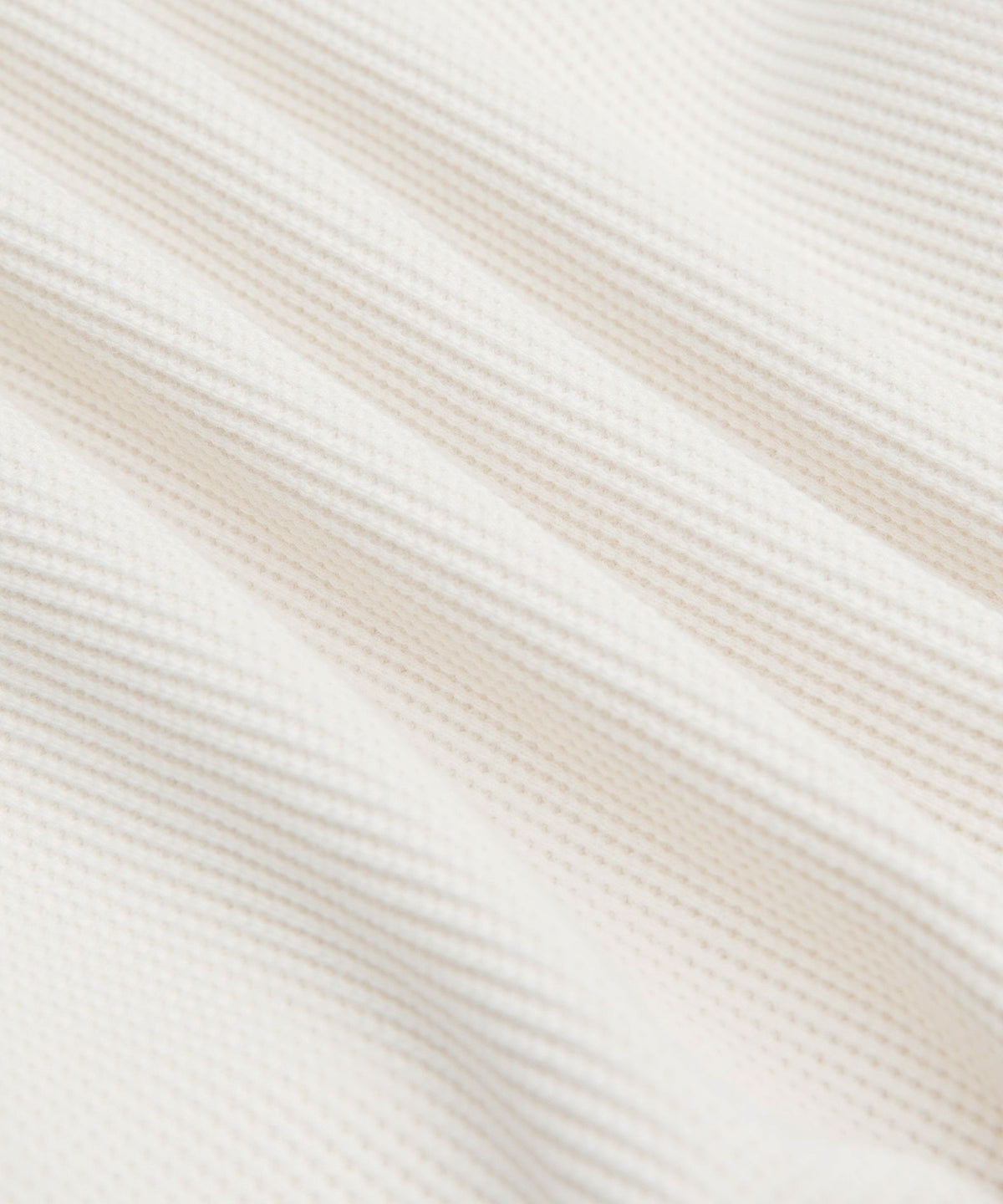 Cotton-Blend Waffle-Knit Long Sleeve