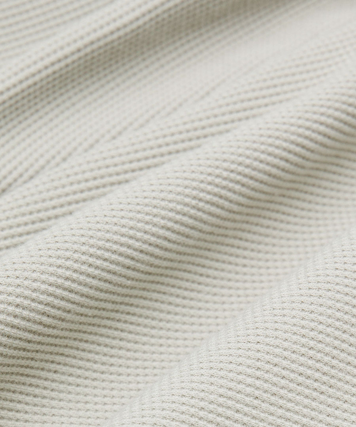 Cotton-Blend Waffle-Knit Long Sleeve