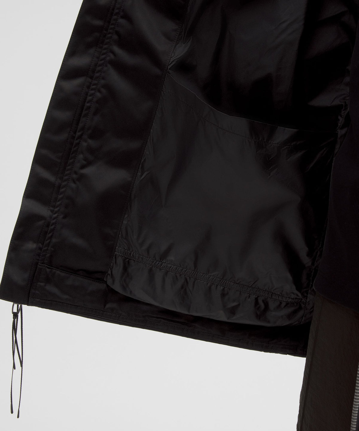 Taffeta Removable-Hood Collared JacketSLNSH Collection