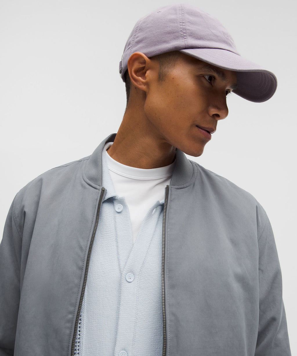 Insulated Cotton-Blend Bomber Jacket