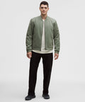 Insulated Cotton-Blend Bomber Jacket