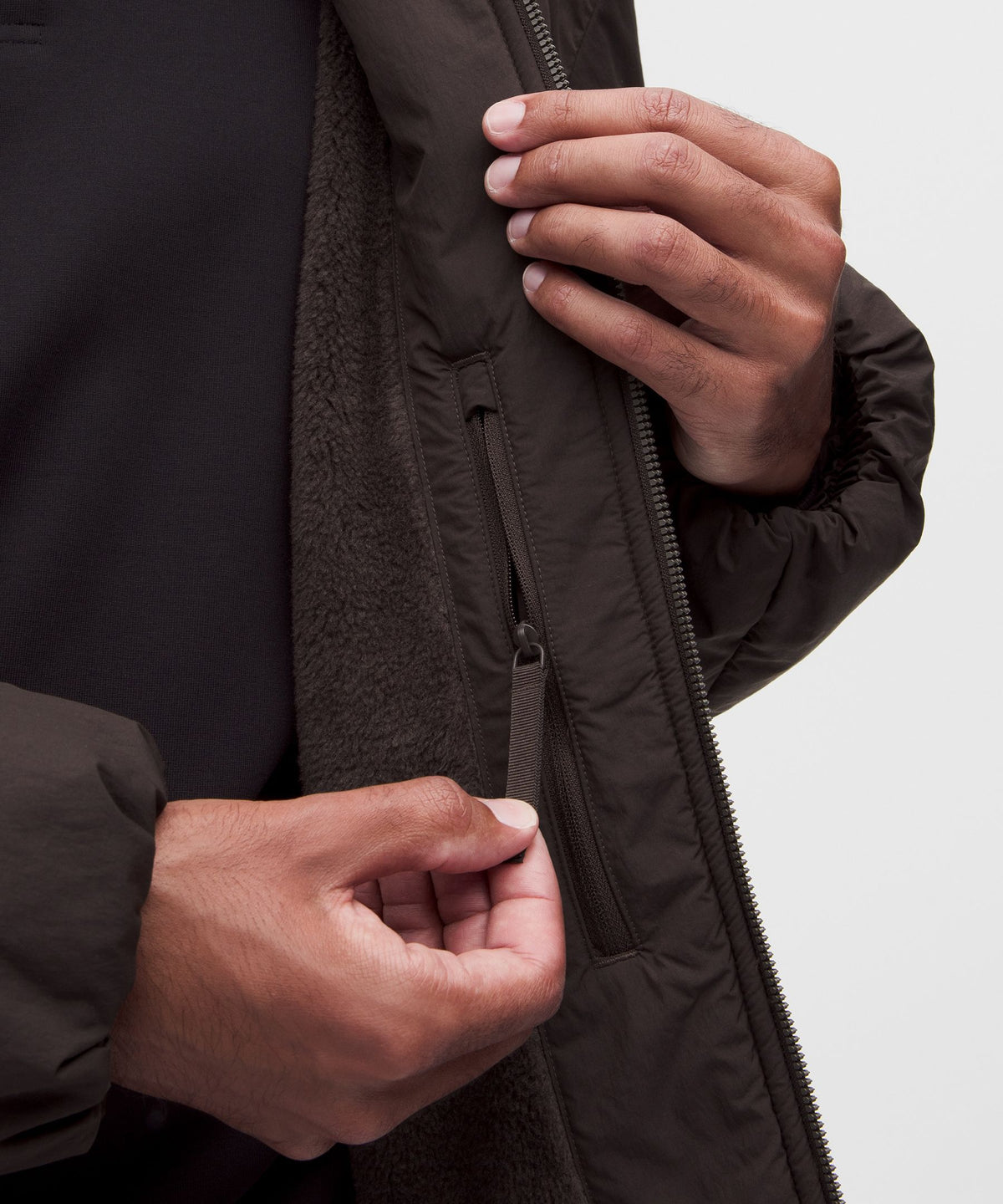 Men's Water-Resistant Fleece-Lined Jacket