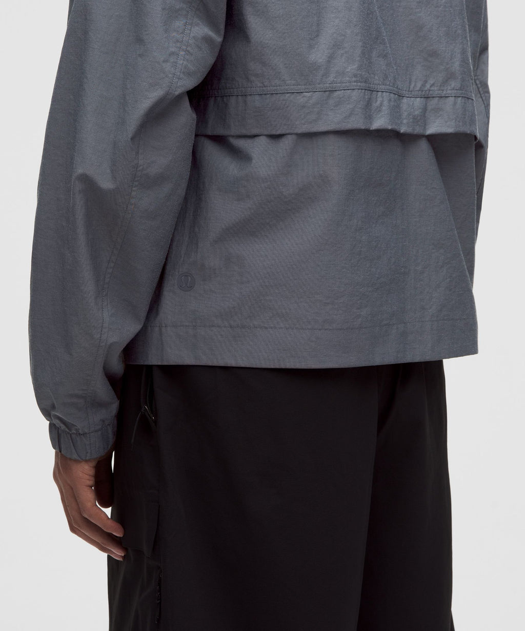 Cotton-Blend Collared Jacket