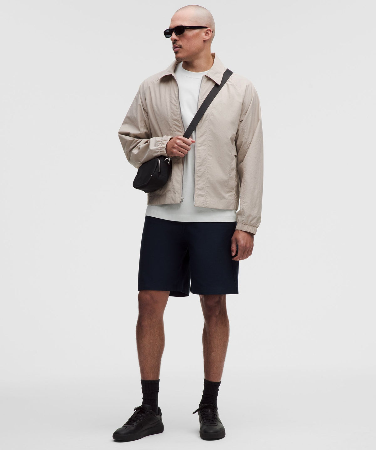 Cotton-Blend Collared Jacket