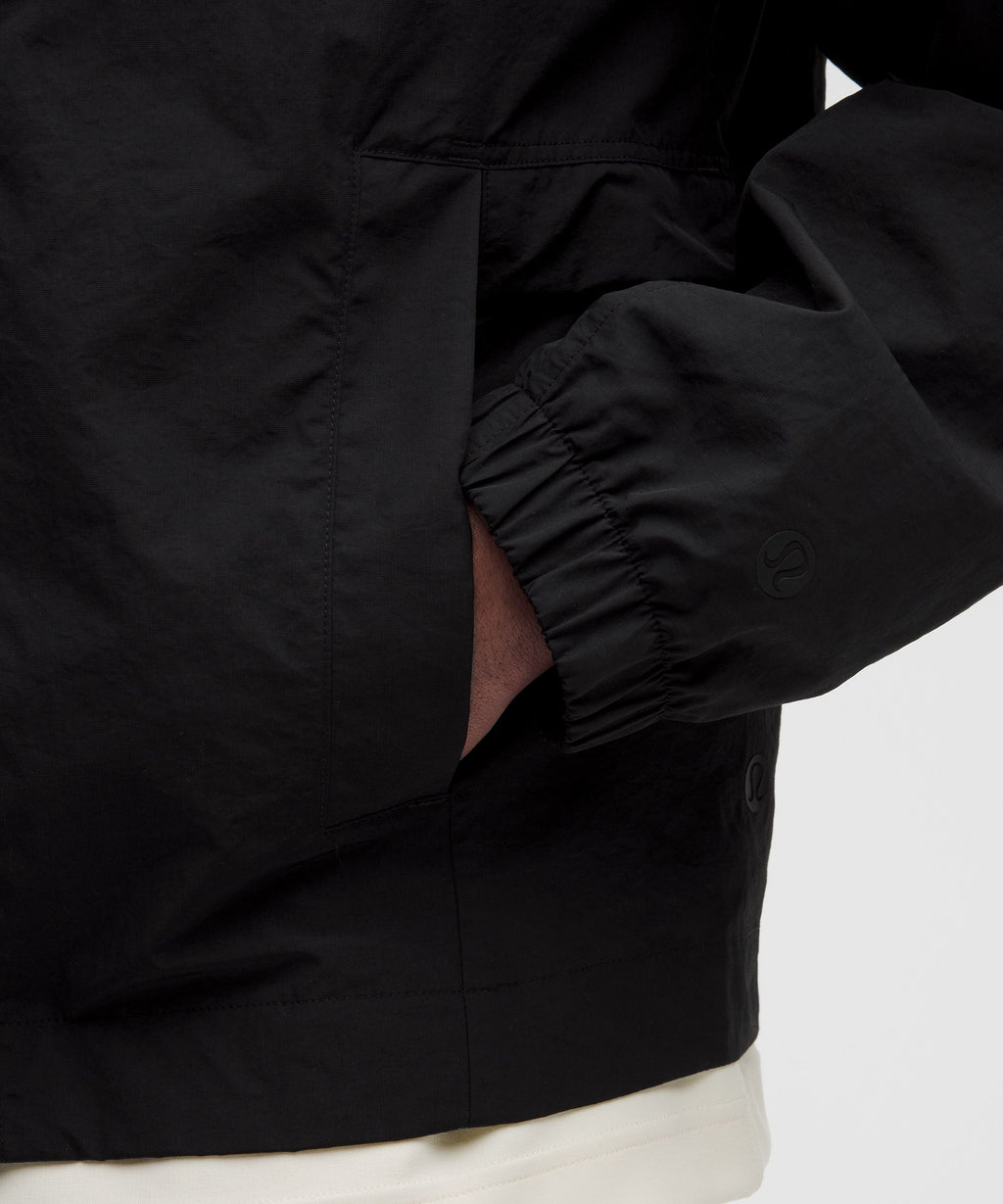 Cotton-Blend Collared Jacket