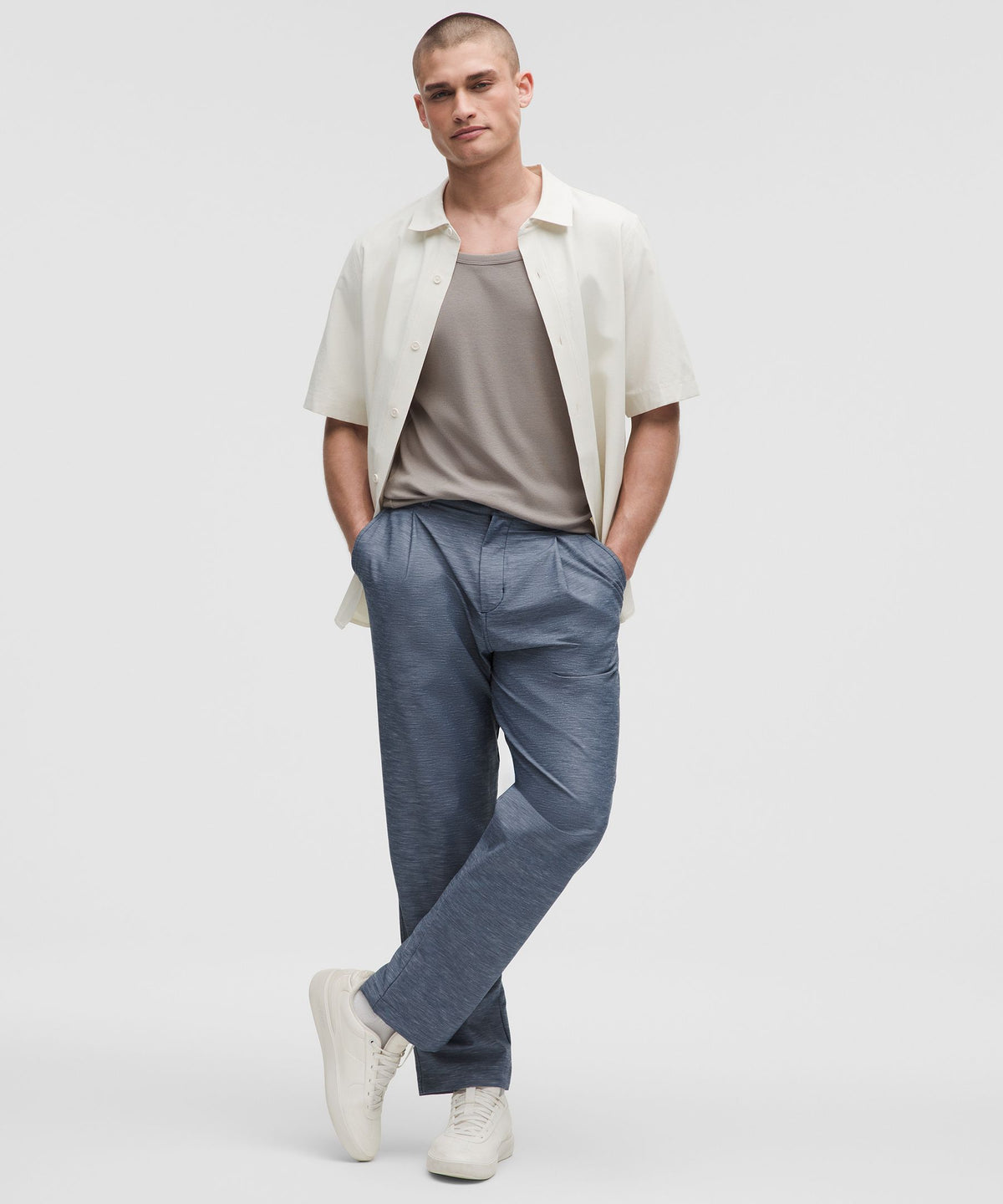 LuluLinen Pleated TrouserRegular