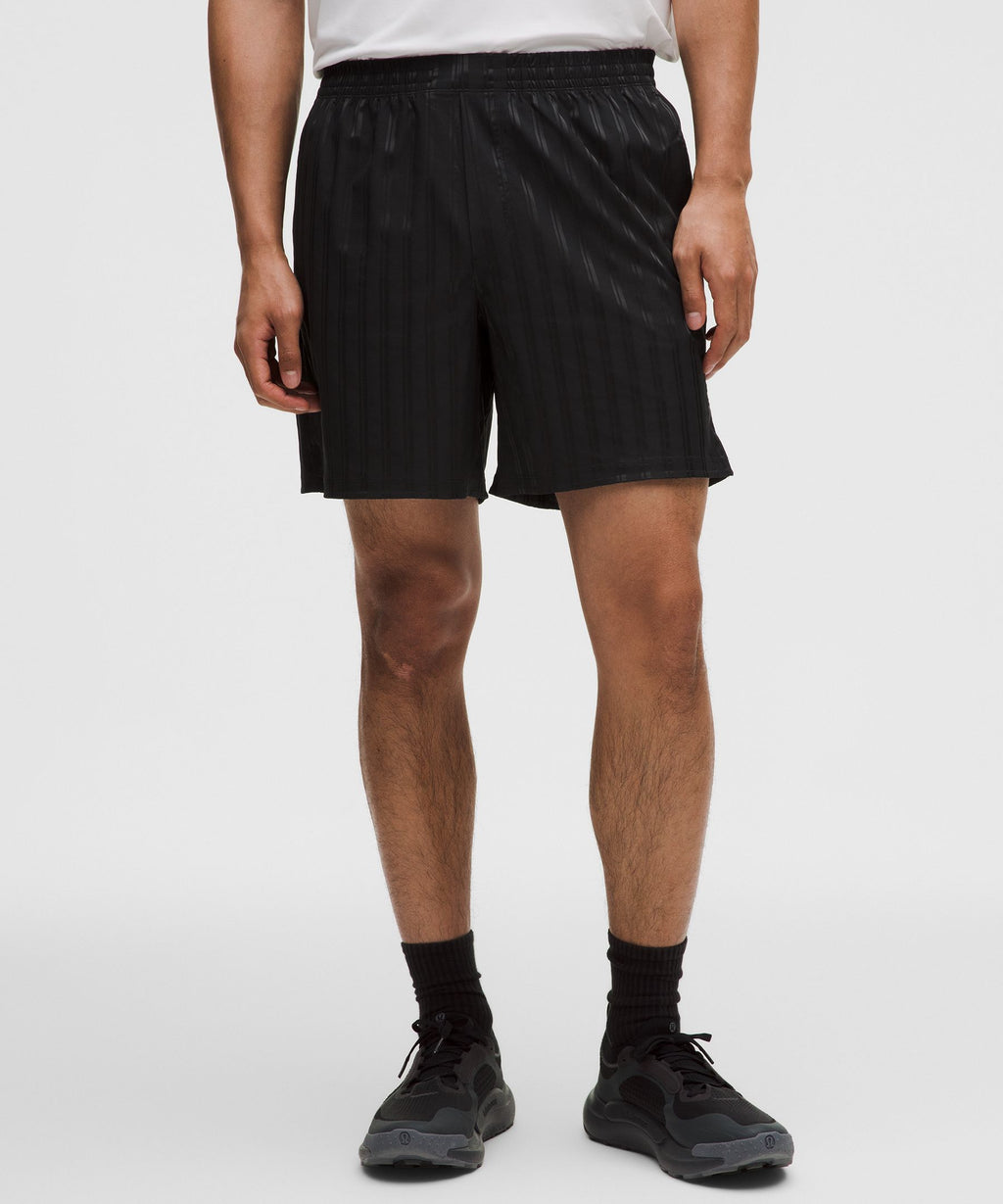 Satin Stripe Linerless Short 7"