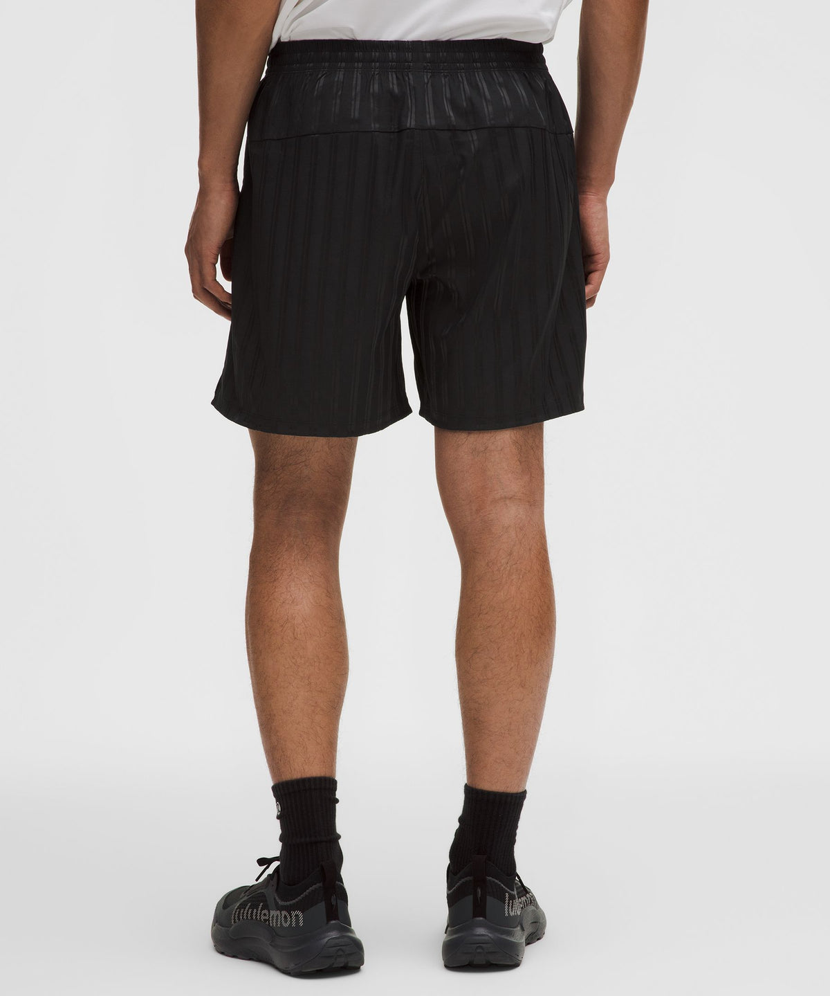Satin Stripe Linerless Short 7"