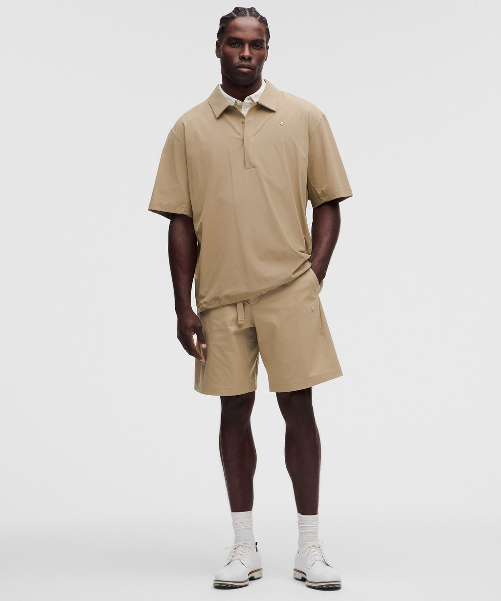 Stretch Twill Relaxed-Fit Golf Short 9"